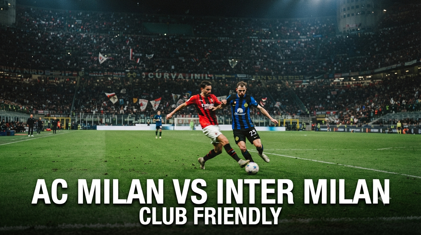 Score808 Hadir Bersama Streaming AC Milan vs Inter Milan Club Friendly Sore Ini Pukul 18.00 WIB Secara Langsung